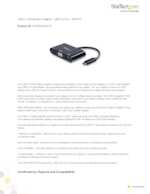 Datasheet for Startech.com CDP2VGAUACP, EAN: 0065030866293