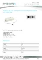 Datasheet for Synergy 21 S21-LED-B00255, EAN: 4038816075444