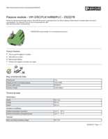Datasheet for Phoenix Contact 2322278, EAN: 4046356450997