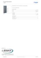 Datasheet for Hager U82F, EAN: 4010330552557