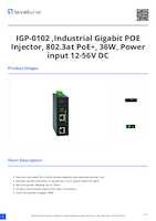 Datasheet for LevelOne IGP-0102, EAN: 4015867196595