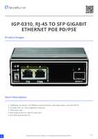 Datasheet for LevelOne IGP-0310, EAN: 4015867226940