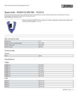Datasheet for Phoenix Contact 1212314, EAN: 4046356455534
