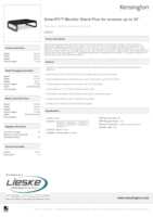 Datasheet for Kensington 60089, EAN: 0085896600893