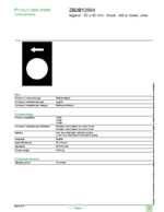 Datenblatt zu Schneider Electric ZB2BY2904, EAN: 3389110645408
