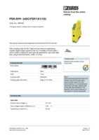 Datasheet for Phoenix Contact 2981981, EAN: 4046356448345