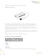 Datasheet for Startech.com ST4300MINU3W, EAN: 0065030850957
