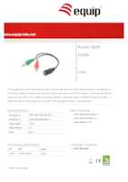 Datenblatt zu Equip 147942, EAN: 4015867204931