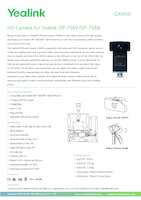 Datasheet for Yealink CAM50, EAN: 6938818301795