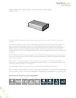 Datasheet for Startech.com UVCHDCAP, EAN: 0065030876025
