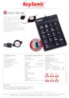Datasheet for KEYSONIC 22084, EAN: 4250078142164