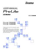 Datasheet for Iiyama T1532MSC-B5X, EAN: 4948570115983
