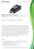 Datasheet for Manhattan 151542, EAN: 766623151542