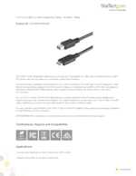 Datasheet for Startech.com CDP2MDPMM1MB, EAN: 0065030878739
