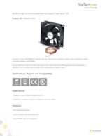 Datasheet for Startech.com FAN6X25TX3H, EAN: 0065030789011