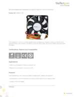 Datasheet for Startech.com FAN5X1TX3, EAN: 0065030786362