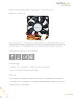 Datenblatt zu Startech.com FAN5X1TX3, EAN: 0065030786362