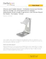 Datasheet for Startech.com USPTLSTND, EAN: 0065030878715