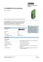 Datasheet for Phoenix Contact 2313452, EAN: 4046356451321