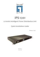 Datasheet for LevelOne IPS-1201E, EAN: 4015867205372