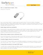 Datasheet for Startech.com US1GC30A, EAN: 0065030863278