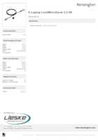 Datasheet for Kensington K65042EUS, EAN: 5028252598040