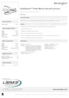Datasheet for Kensington 64519US, EAN: 0085896645191