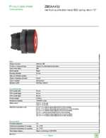 Datasheet for Schneider Electric ZB5AA432, EAN: 3389110904680