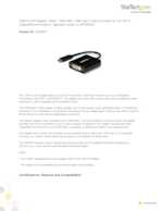 Datasheet for Startech.com CDP2DVI, EAN: 0065030863322