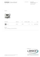 Datenblatt zu Gira 001330, EAN: 4010337013303