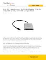 Datasheet for Startech.com FCREADU3C, EAN: 0065030866934