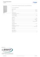 Datasheet for Hager FZ011F, EAN: 3250612763610