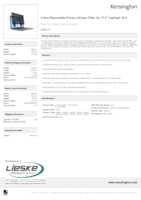 Datasheet for Kensington 626474, EAN: 4049793057736
