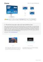 Datasheet for Iiyama XUB2792QSU-W5, EAN: 4948570121687