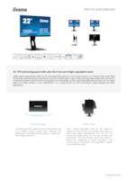 Datasheet for Iiyama XUB2292HS-B1, EAN: 4948570116942