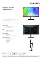 Datenblatt zu Samsung LS24A600NWUXEN, EAN: 8806090952609
