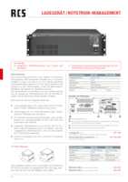 Datenblatt zu RCS Audio-Systems BA-052, EAN: 4250458292700