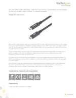 Datasheet for Startech.com USB315C5C6, EAN: 0065030879941
