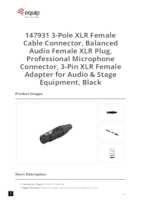 Datasheet for Equip 147931, EAN: 4015867243077