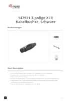 Datenblatt zu Equip 147931, EAN: 4015867243077