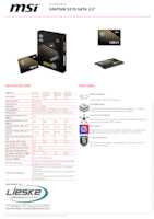 Datasheet for MSI S78-440E350-P83, EAN: 4711377001168