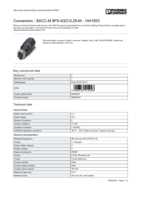 Datenblatt zu Phoenix Contact 1441053, EAN: 4046356515948