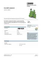 Datasheet for Phoenix Contact 2900305, EAN: 4046356507004