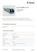 Datasheet for Barox AC-SFPMM-E-0.082