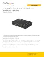 Datasheet for Startech.com VS421HDDP, EAN: 0065030881883