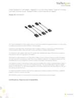 Datasheet for Startech.com DP2VGA3X5, EAN: 0065030887793