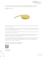 Datasheet for Startech.com HKLP50YW, EAN: 0065030887281