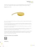 Datasheet for Startech.com HKLP100YW, EAN: 0065030887274