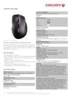 Datasheet for Cherry JW-T0100, EAN: 4025112076657