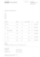 Datenblatt zu Gira 0214112, EAN: 4010337044055